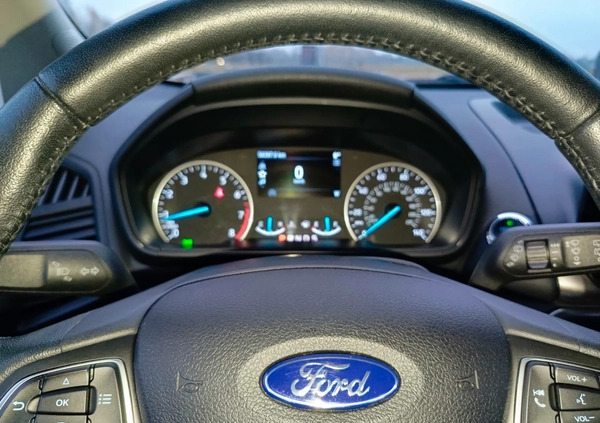 Ford EcoSport cena 53500 przebieg: 114200, rok produkcji 2018 z Ustroń małe 704